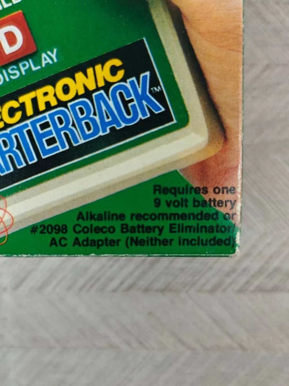 Vintage Coleco Electronic Quarterback Handheld Game 1978 w/Original Packaging